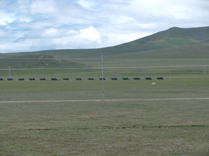 Uncle says it's not a military convoy heading into Tibet